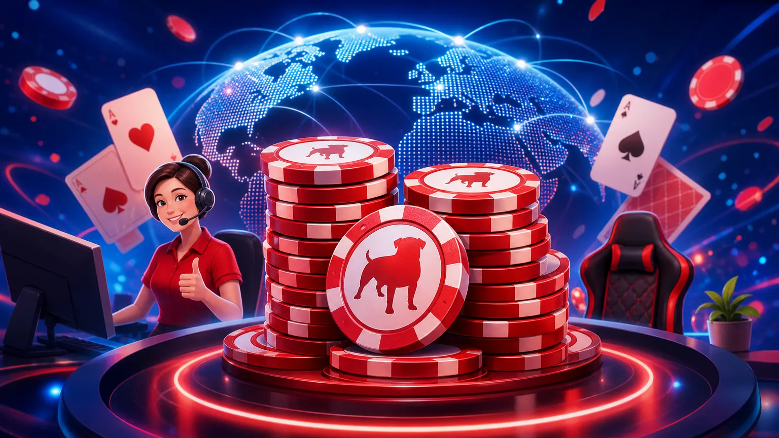 Zynga poker chip ve zynga chip hizmetlerinde 7/24 global destek